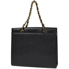 シャネル ロゴ チェーン ハンドバッグ キャビアスキン レディース ブランドバッグ・小物 【中古】brbag