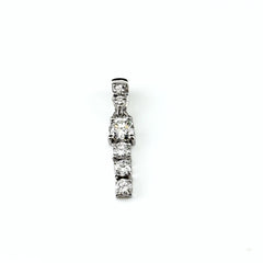 メレダイヤ ペンダントトップ ペンダントトップ Pt900 ダイヤモンド レディース ノンブランドジュエリー 【中古】nbjwl