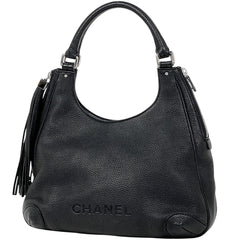 シャネル ロゴ ショルダーバッグ レザー レディース ブランドバッグ・小物 【中古】brbag