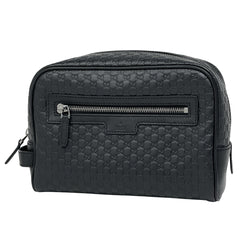 グッチ マイクログッチシマ セカンドバッグ シマレザー 419775 メンズ ブランドバッグ・小物 【中古】brbag