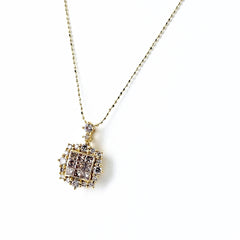 メレダイヤ デザインネックレス ネックレス K18 ダイヤモンド レディース ノンブランドジュエリー 【中古】nbjwl