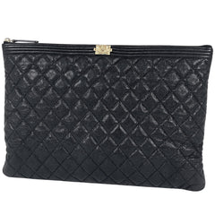 シャネル ボーイシャネル クラッチバッグ キャビアスキン レディース ブランドバッグ・小物 【中古】brbag