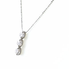 メレダイヤ デザインネックレス ネックレス K18 ダイヤモンド レディース ノンブランドジュエリー 【中古】nbjwl