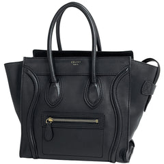 セリーヌ ラゲージ マイクロショッパー ハンドバッグ レザー レディース ブランドバッグ・小物 【中古】brbag
