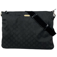 グッチ GG柄 ショルダーバッグ ナイロン 190628 レディース ブランドバッグ・小物 【中古】brbag