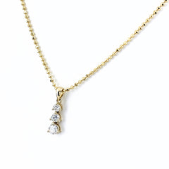 メレダイヤ デザインネックレス ネックレス K18 750 ダイヤモンド レディース ノンブランドジュエリー 【中古】nbjwl