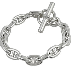エルメス シェーヌダンクルMM ブレスレット シルバー925 レディース ブランドアクセサリー 【中古】bracc