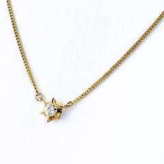 メレダイヤ デザインネックレス ネックレス K18 ダイヤモンド レディース ノンブランドジュエリー 【中古】nbjwl
