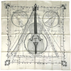 エルメス カレ90 La Musique des Spheres スカーフ シルク レディース ブランドバッグ・小物 【中古】brbag