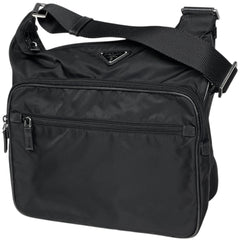 プラダ ロゴプレート ショルダーバッグ ナイロン レディース ブランドバッグ・小物 【中古】brbag