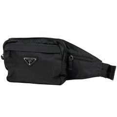 プラダ ロゴプレート ウエストバッグ ナイロン レディース ブランドバッグ・小物 【中古】brbag