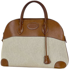 エルメス ボリード35 ハンドバッグ トワルアッシュ 〇W レディース ブランドバッグ・小物 【中古】brbag