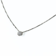 ダイヤモンド デザインネックレス ネックレス Pt900 Pt850 ダイヤモンド レディース ノンブランドジュエリー 【中古】nbjwl