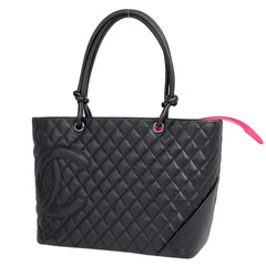 シャネル カンボンライン ラージ トートバッグ レザー A25169 レディース ブランドバッグ・小物 【中古】brbag