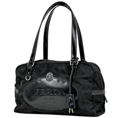 プラダ ロゴ ハンドバッグ ナイロン レディース ブランドバッグ・小物 【中古】brbag