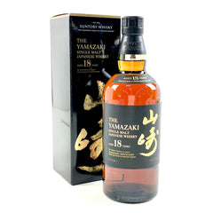 サントリー 山崎 18年 シングルモルト ジャパニーズ 700ml 国産ウイスキー 酒 【古酒】liqbb【東京都内限定お届け】