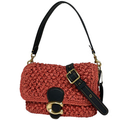 コーチ ソフト タビー ショルダーバッグ ハンドバッグ ストロー CA032 レディース ブランドバッグ・小物 【中古】brbag