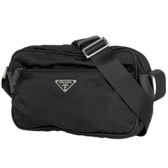 プラダ ロゴプレート ショルダーバッグ ナイロン レディース ブランドバッグ・小物 【中古】brbag