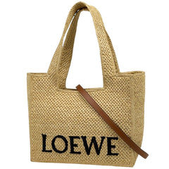 ロエベ フォント トート ミディアム ラフィア レディース ブランドバッグ・小物 【中古】brbag