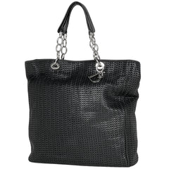 クリスチャンディオール 編み込みレザー ワンショルダーバッグ レザー レディース ブランドバッグ・小物 【中古】brbag