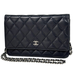 シャネル ココマーク チェーン ウォレット レザー A33814 レディース ブランドバッグ・小物 【中古】brbag