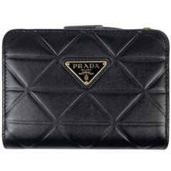 プラダ 二つ折り財布 レザー レディース ブランドバッグ・小物 【中古】brbag