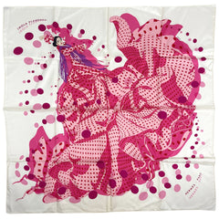 エルメス カレ90 i HOLA FLAMENCA! スカーフ シルク レディース ブランドバッグ・小物 【中古】brbag