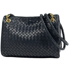 ボッテガヴェネタ イントレチャート ショルダーバッグ レザー レディース ブランドバッグ・小物 【中古】brbag