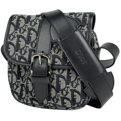 クリスチャンディオール トロッター柄 ショルダーバッグ キャンバス レディース ブランドバッグ・小物 【中古】brbag