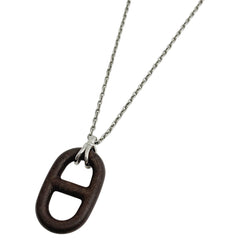 エルメス シェーヌダンクル ヴュルカニウム ネックレス メタル レディース ブランドアクセサリー 【中古】bracc