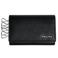 プラダ ロゴ 6連 キーケース レザー レディース ブランドバッグ・小物 【中古】brbag
