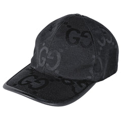 グッチ ジャンボGG ベースボールキャップ 帽子 コットン レザー レディース ブランドアパレル 【中古】brapp
