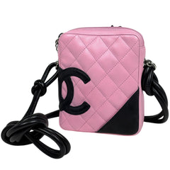 シャネル カンボンライン ショルダーバッグ レザー レディース ブランドバッグ・小物 【中古】brbag