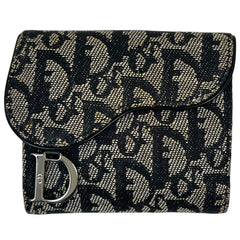 クリスチャンディオール 二つ折り財布 キャンバス レディース ブランドバッグ・小物 【中古】brbag