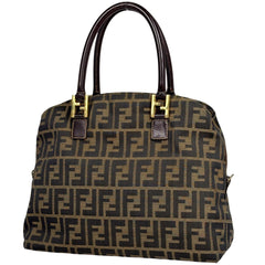フェンディ ズッカ柄 ハンドバッグ キャンバス レディース ブランドバッグ・小物 【中古】brbag