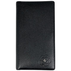 シャネル カメリア 二つ折り 長財布 レザー A46511 レディース ブランドバッグ・小物 【中古】brbag