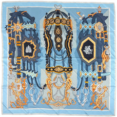 エルメス カレ90 Brides et Destin スカーフ シルク レディース ブランドバッグ・小物 【中古】brbag