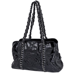 シャネル ココマーク チェーン ショルダーバッグ パテントレザー レディース ブランドバッグ・小物 【中古】brbag