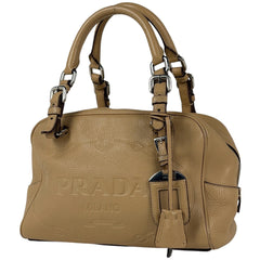 プラダ ロゴ ハンドバッグ レザー BR3106 レディース ブランドバッグ・小物 【中古】brbag