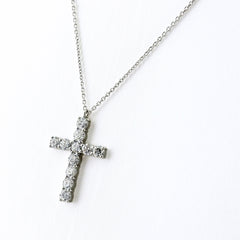 ヴァンドーム青山 メレダイヤ ネックレス ネックレス Pt900 Pt850 ダイヤモンド レディース ブランドジュエリー 【中古】brjwl