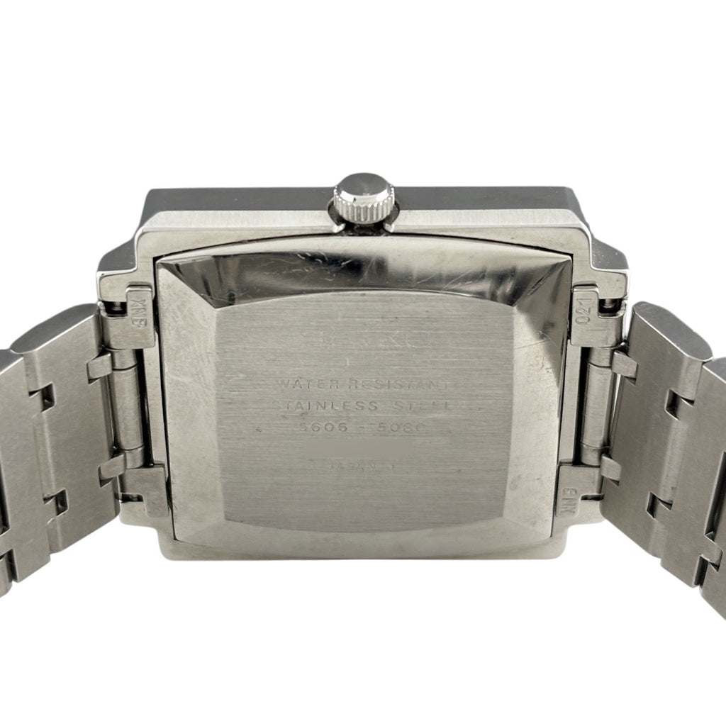 SEIKO スクエア型 腕時計 5606-5080 手巻き ジャンク品 セイコー