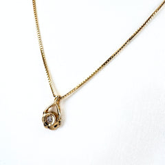 メレダイヤ デザインネックレス ネックレス K18 ダイヤモンド レディース ノンブランドジュエリー 【中古】nbjwl
