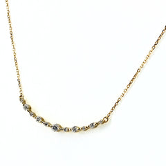 ヨンドシー メレダイヤ ネックレス ネックレス K18 ダイヤモンド レディース ブランドジュエリー 【中古】brjwl