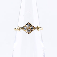 カルティエ ヒンドゥリング リング 6.5 750 ダイヤモンド レディース ブランドジュエリー 【中古】brjwl