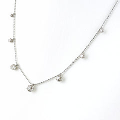 メレダイヤ デザインネックレス ネックレス K18 WG ダイヤモンド レディース ノンブランドジュエリー 【中古】nbjwl