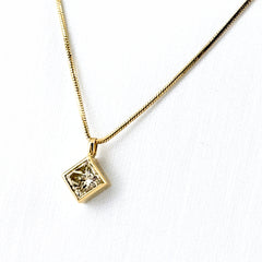 メレダイヤ デザインネックレス ネックレス K18 ダイヤモンド レディース ノンブランドジュエリー 【中古】nbjwl