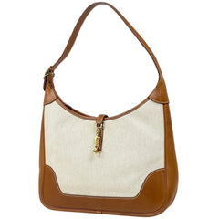 エルメス トリム31 ショルダーバッグ トワルアッシュ □D レディース ブランドバッグ・小物 【中古】brbag