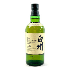 サントリー 白州 12年 シングルモルト 旧 700ml 国産ウイスキー 酒 【古酒】liqbb【東京都内限定お届け】