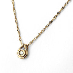ダイヤモンド デザインネックレス ネックレス K18 ダイヤモンド レディース ノンブランドジュエリー 【中古】nbjwl