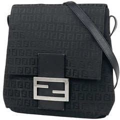 フェンディ ズッキーノ柄 ショルダーバッグ キャンバス 8BT127 レディース ブランドバッグ・小物 【中古】brbag